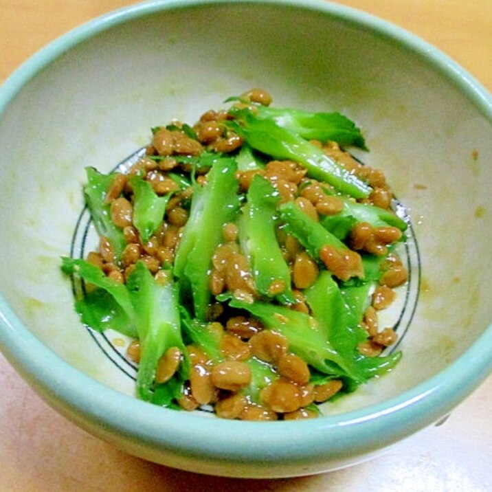 四角豆の納豆和え